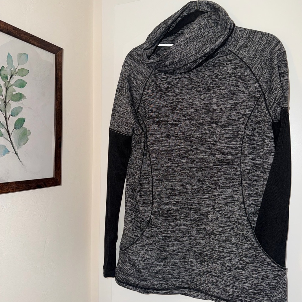 Marc NY Gray Cowl Neck Sweater